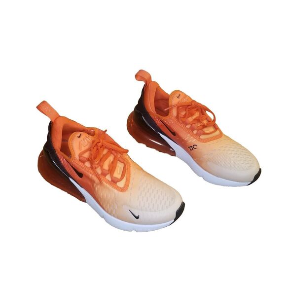 Nike Air Max 270 Women's Size 7 Orange Juice Running Shoes Sneakers DQ8585-801 - Picture 2 of 6